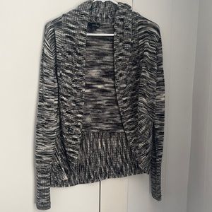 Black and grey cardigan